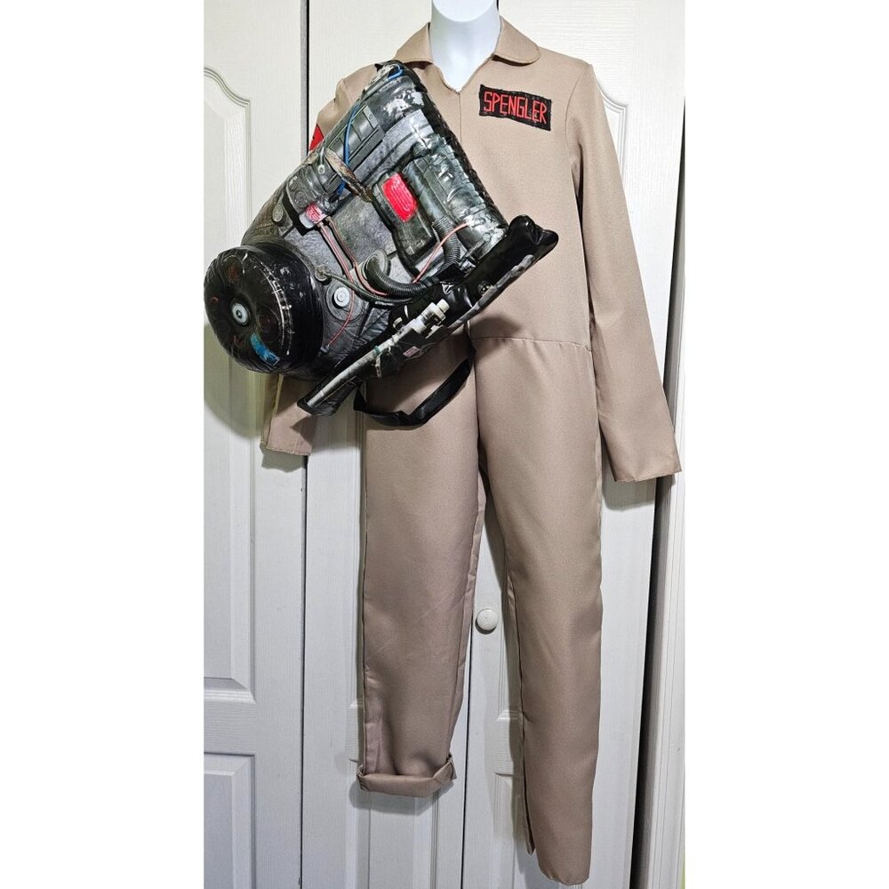 Ghostbusters Afterlife Spengler Kids Costume 4-6 Inflatable Proton Pack Wand